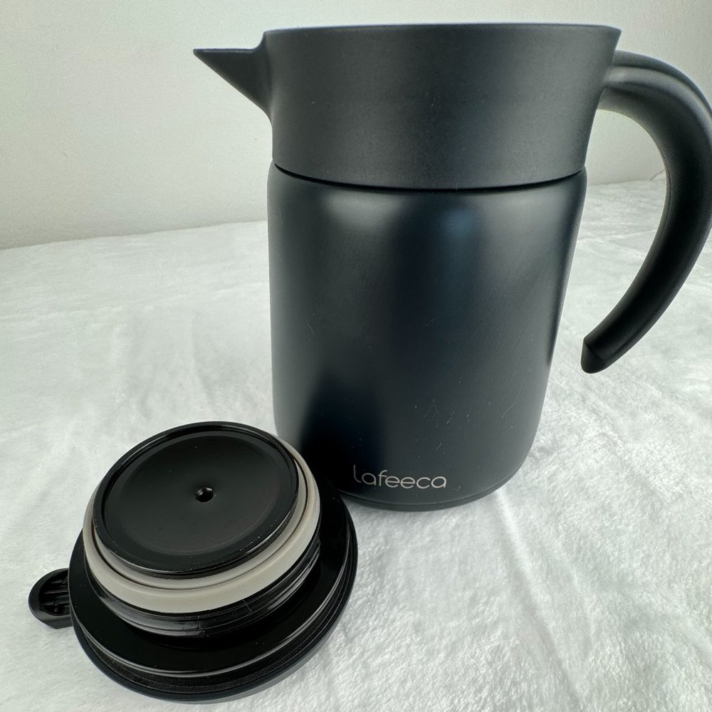 Thermal Coffee Carafe Tea Pot Stainless Steel/BLK